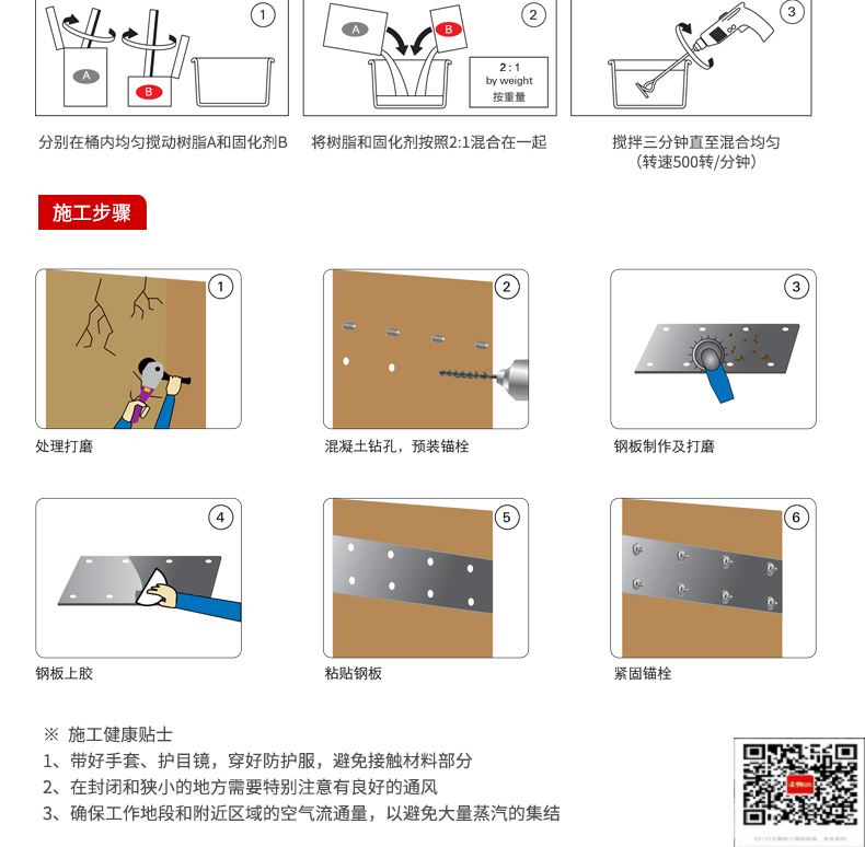 包钢礼县粘钢加固施工过程